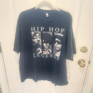 Alstyle Black Hip Hop Legends Tee Shirt
